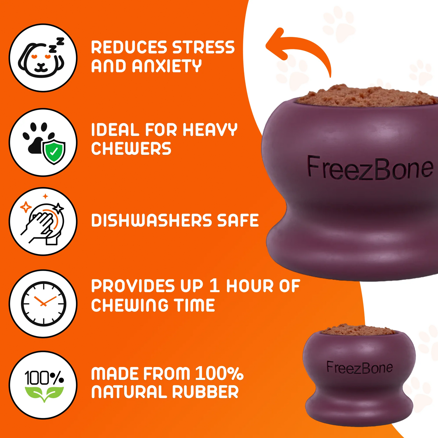 freezbone - fillable dog chew bone