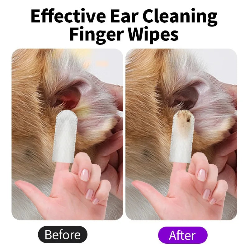 pawsome pet ear cleaning wipes