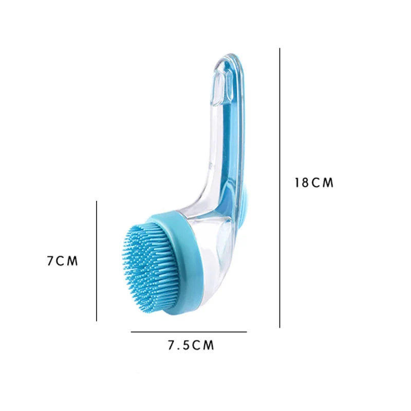 2 in 1 pet bath brush