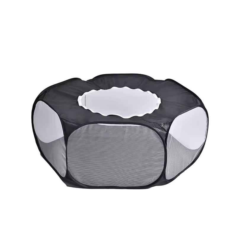 portable transparent pet playpen