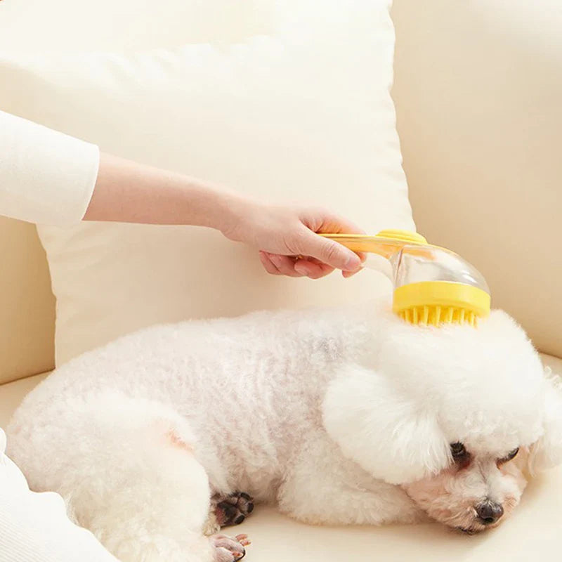 2 in 1 pet bath brush