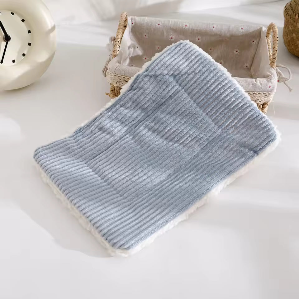 plush fleece bed mat