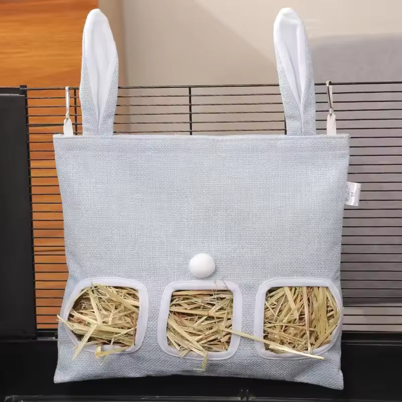 rabbit ear hay feeder bag
