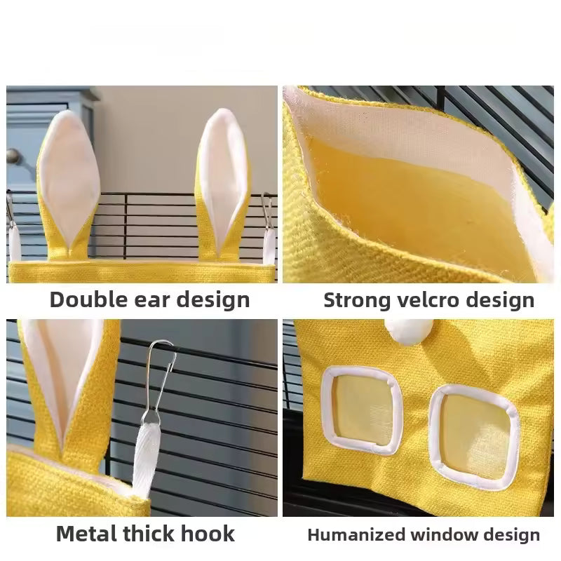 rabbit ear hay feeder bag