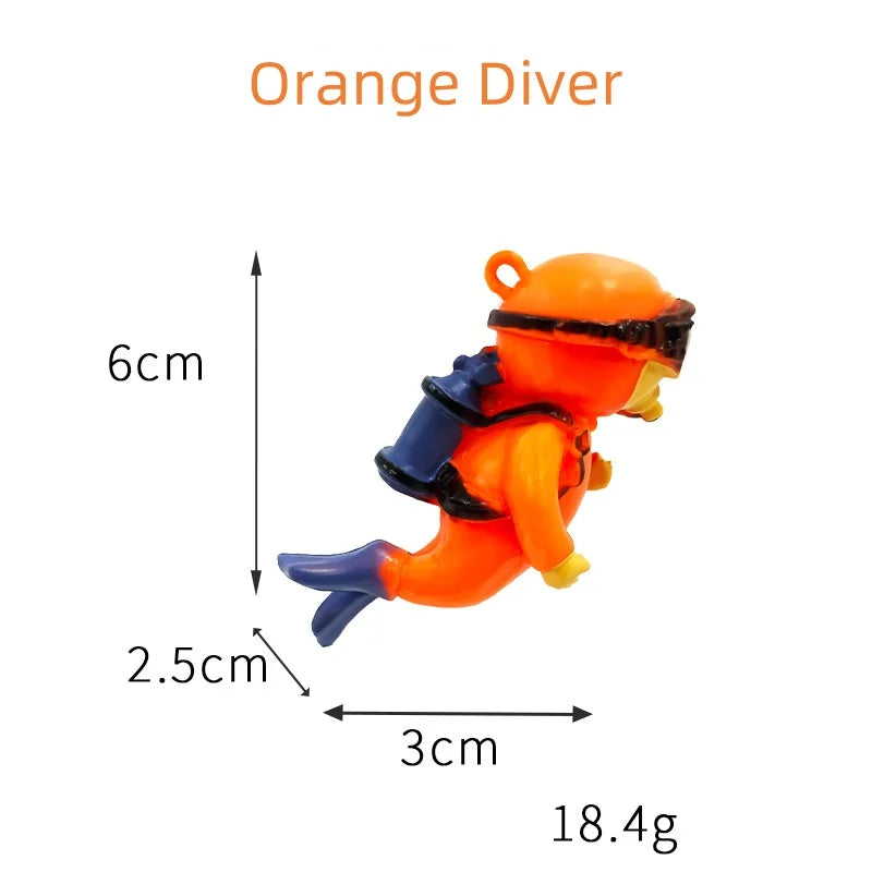 fish tank diver ornaments