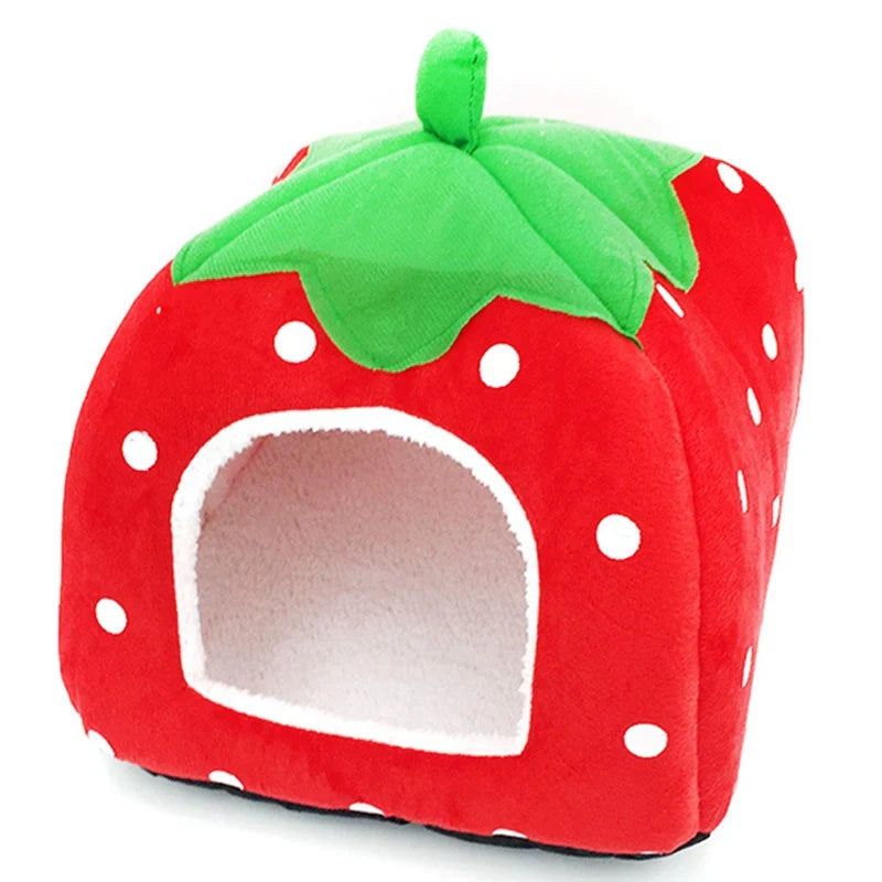 cozy strawberry pet house