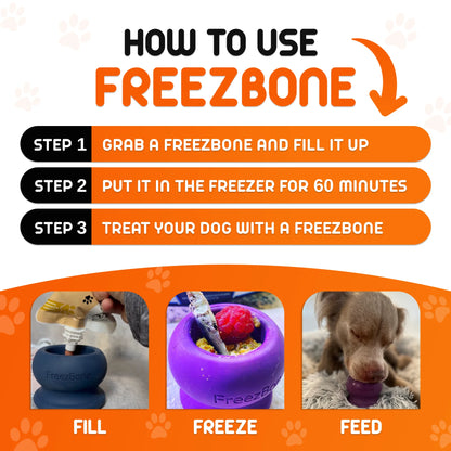 FreezBone - Fillable Dog Chew Bone