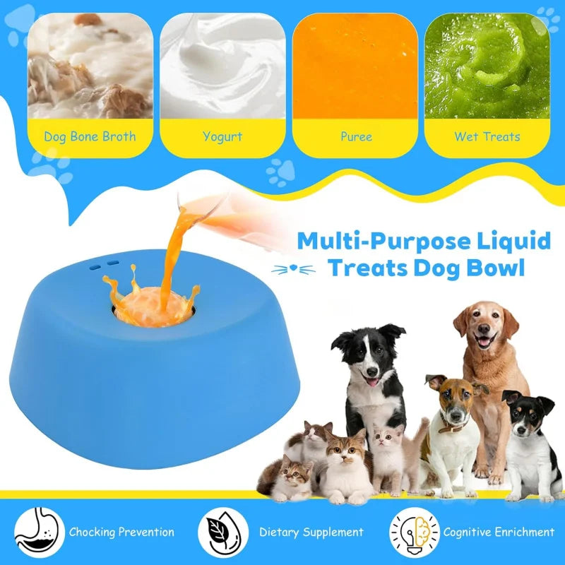 anti-choking slow feeder dog bowl