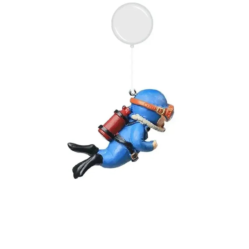 fish tank diver ornaments