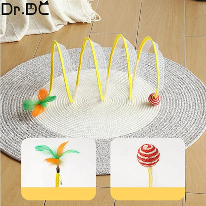 Spiral Tunnel Cat Toy