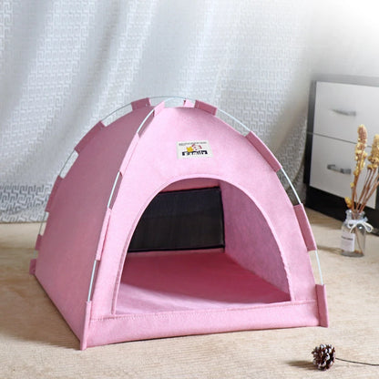 Foldable Pet Tent with Mat