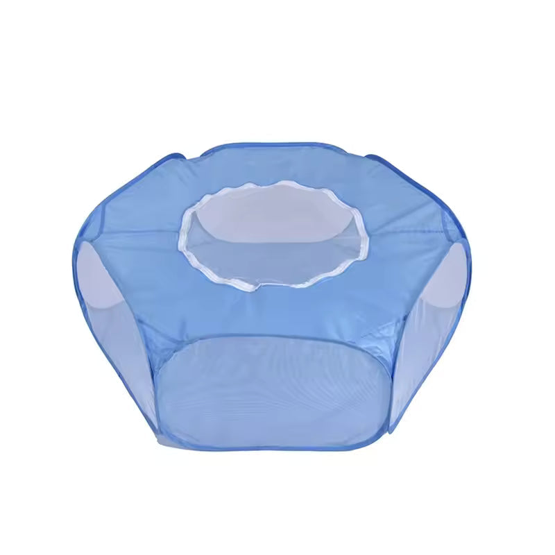 portable transparent pet playpen