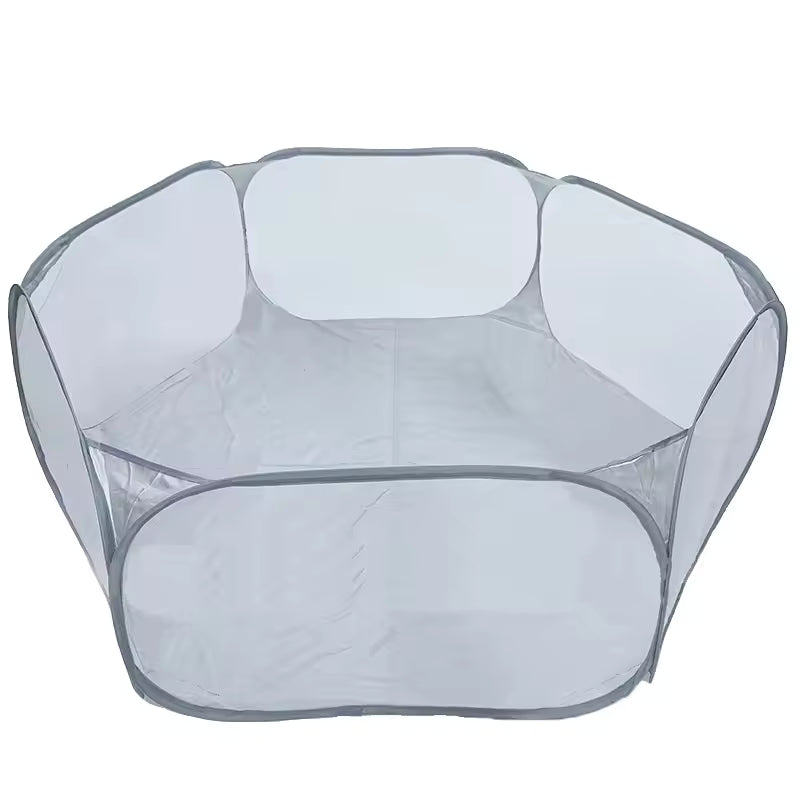 portable transparent pet playpen