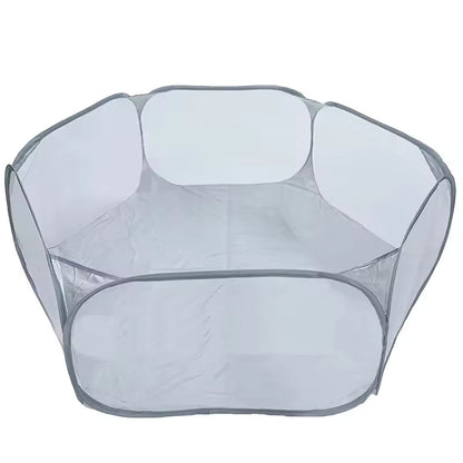 Portable Transparent Pet Playpen