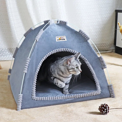 Foldable Pet Tent with Mat
