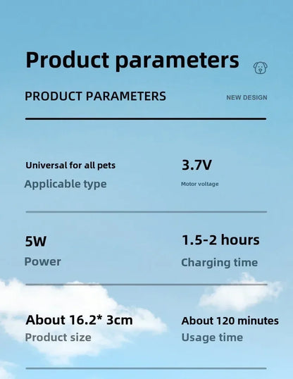 Paw Trimmer with LED Light & Display 2025