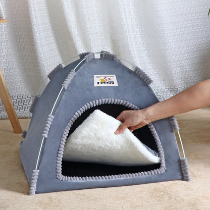 Foldable Pet Tent with Mat
