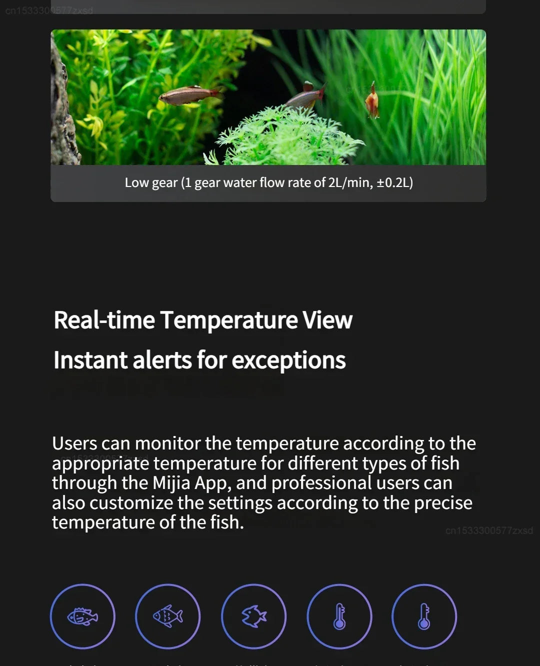 smart fish tank-  app mobile controlled