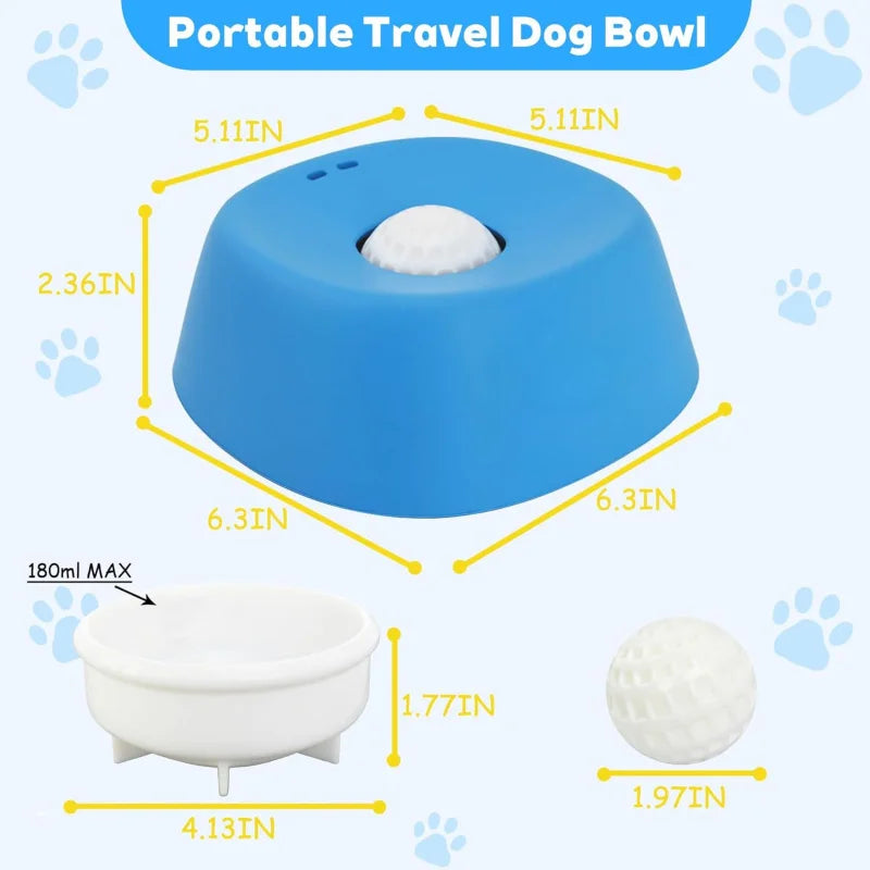 anti-choking slow feeder dog bowl