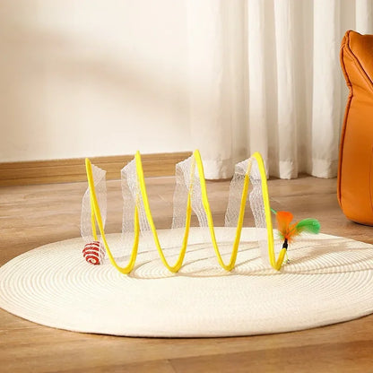 Spiral Tunnel Cat Toy