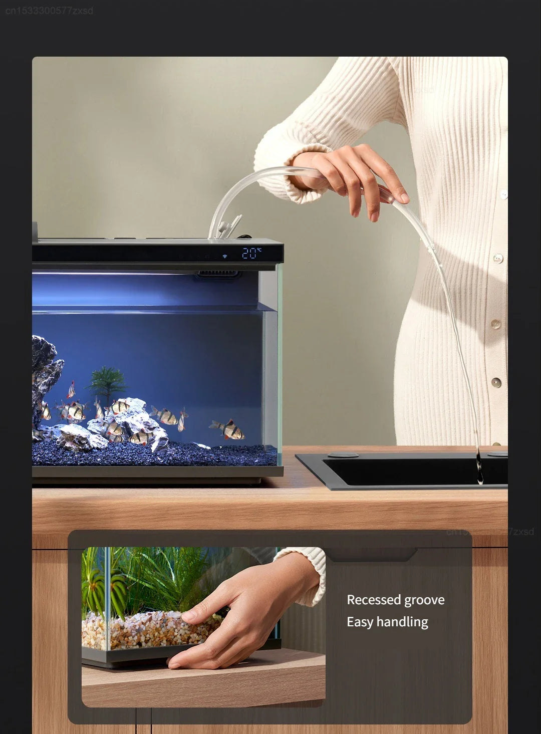 smart fish tank-  app mobile controlled