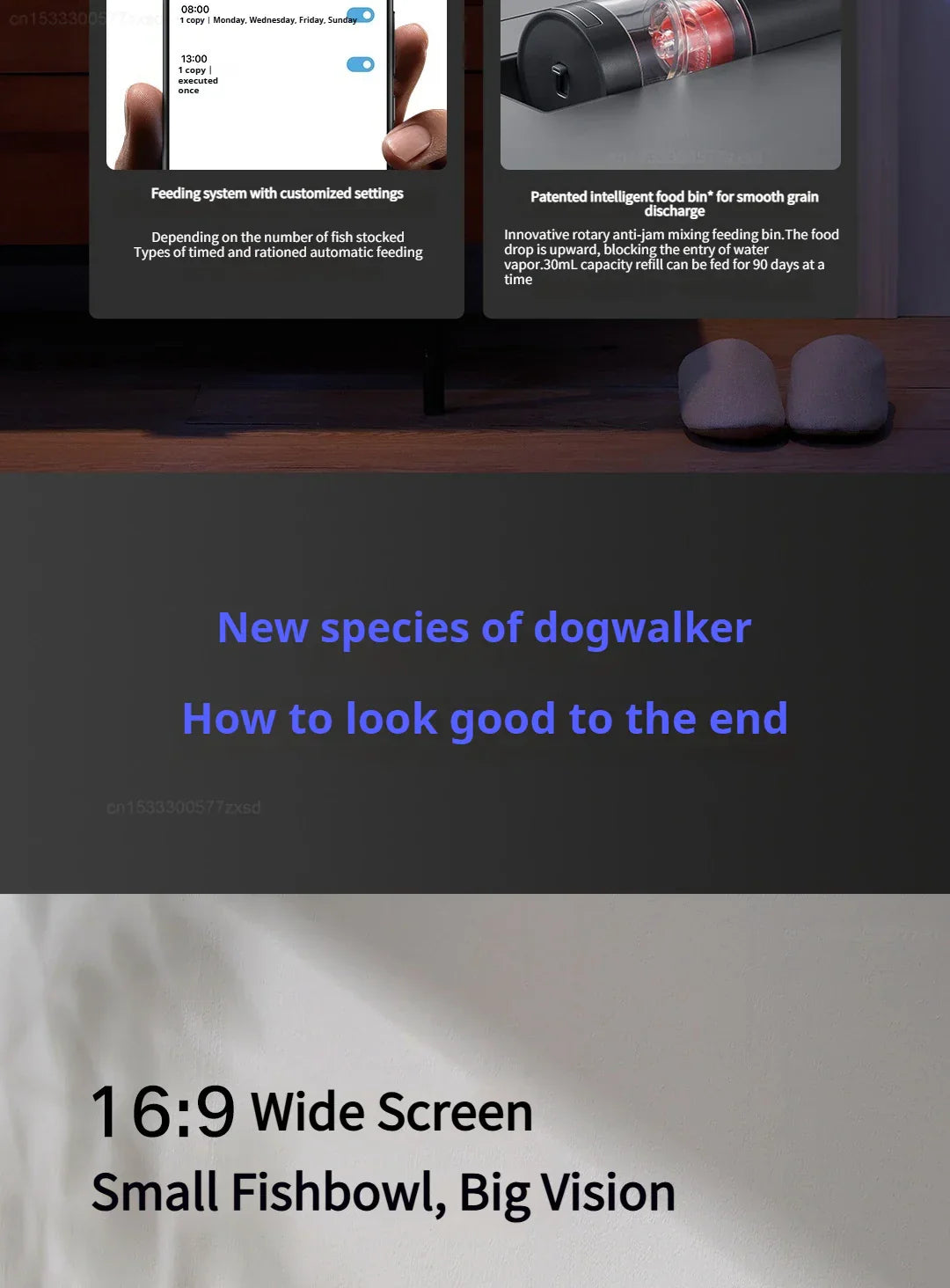 smart fish tank-  app mobile controlled