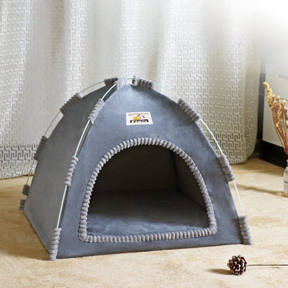 Foldable Pet Tent with Mat