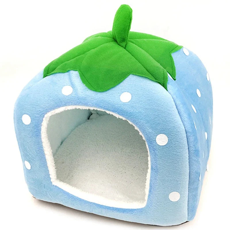 cozy strawberry pet house