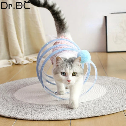 Spiral Tunnel Cat Toy