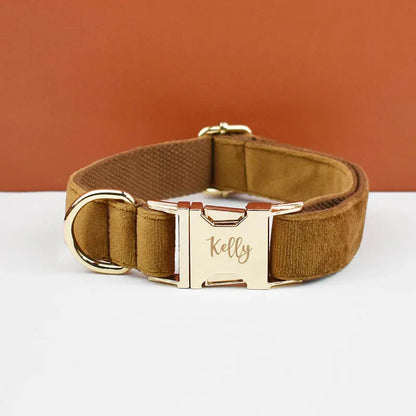 Luxury Personalised Dog Collar, Harness & Leash Set