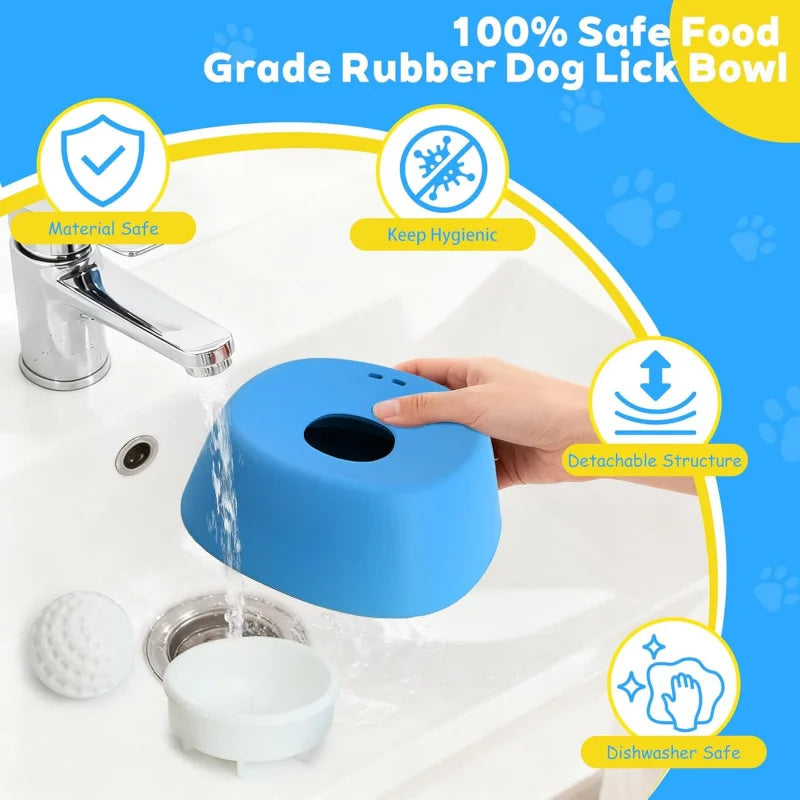 anti-choking slow feeder dog bowl