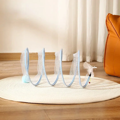 Spiral Tunnel Cat Toy