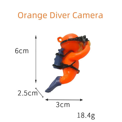 Fish Tank Diver Ornaments