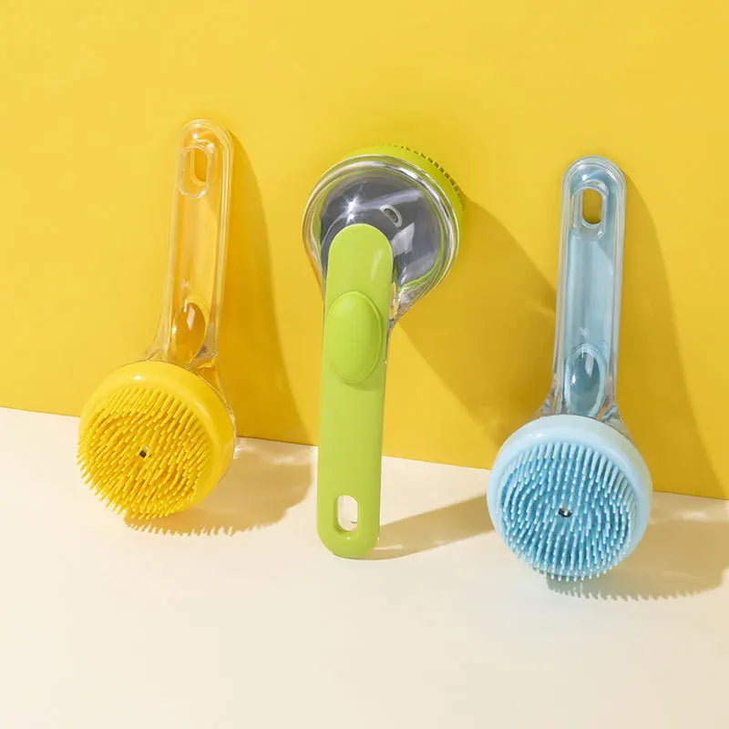 2 in 1 pet bath brush