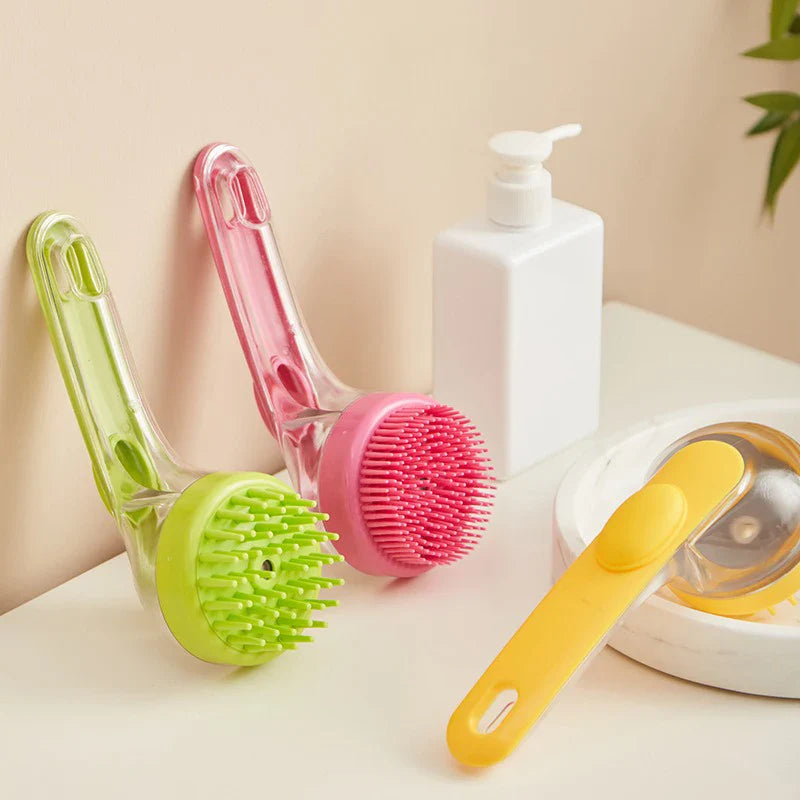 2 in 1 pet bath brush