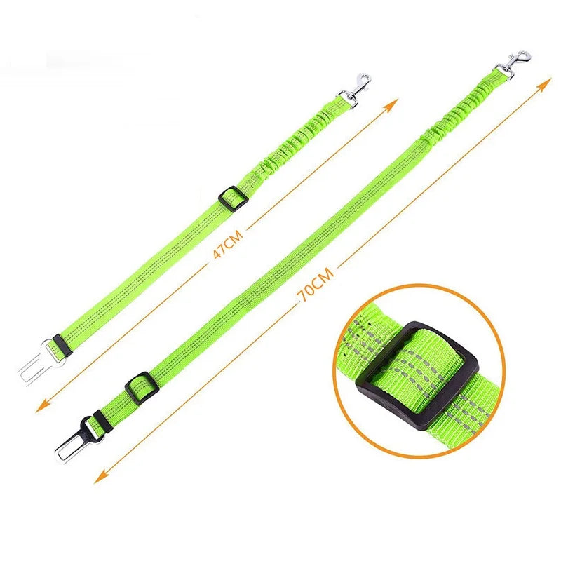 adjustable pet car seat belt leash