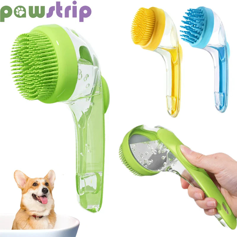 2 in 1 pet bath brush