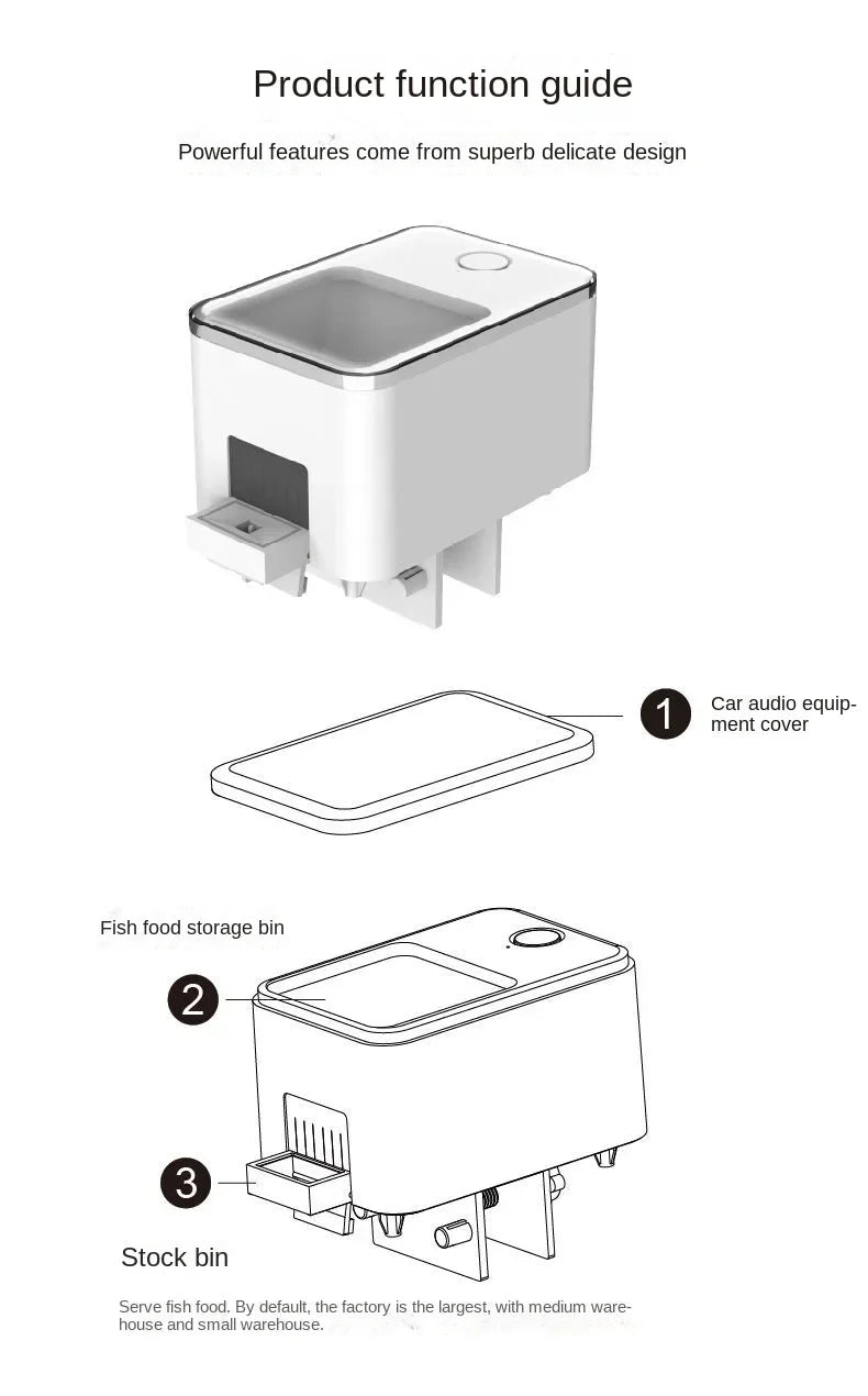 wifi automatic fish feeder