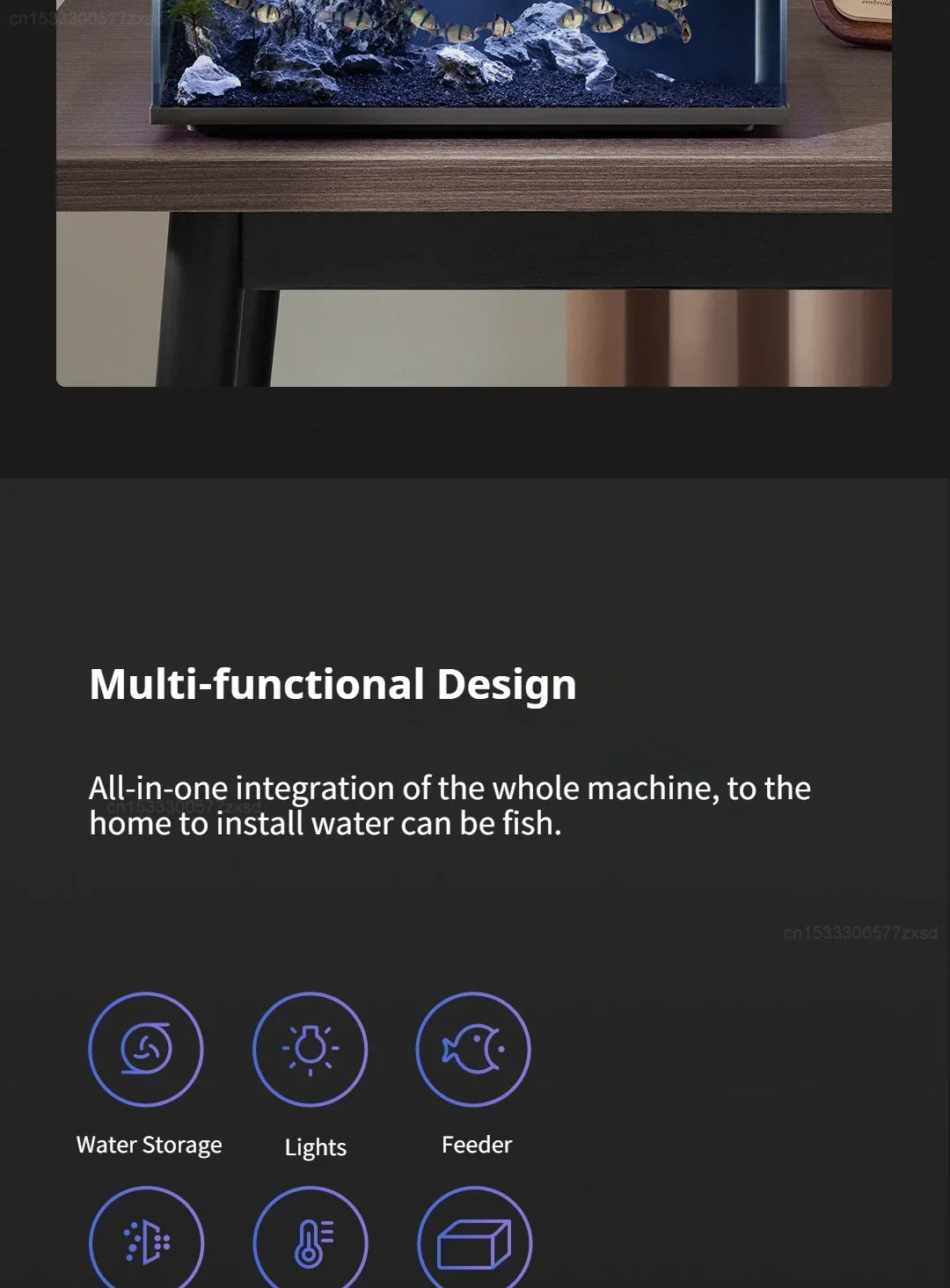 smart fish tank-  app mobile controlled