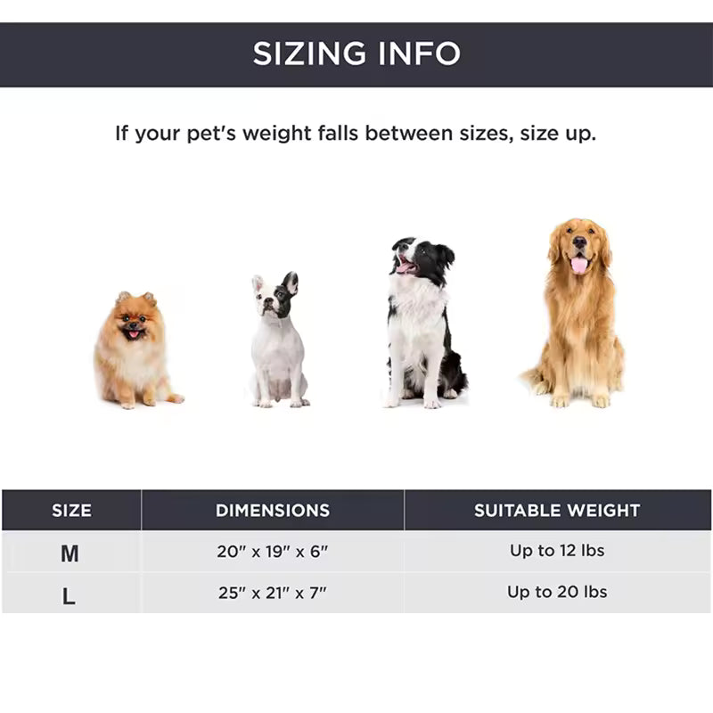 square plush pet bed